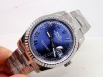 Rolex SS Oyster Datejust Watch Blue Roman Replica for Sale
